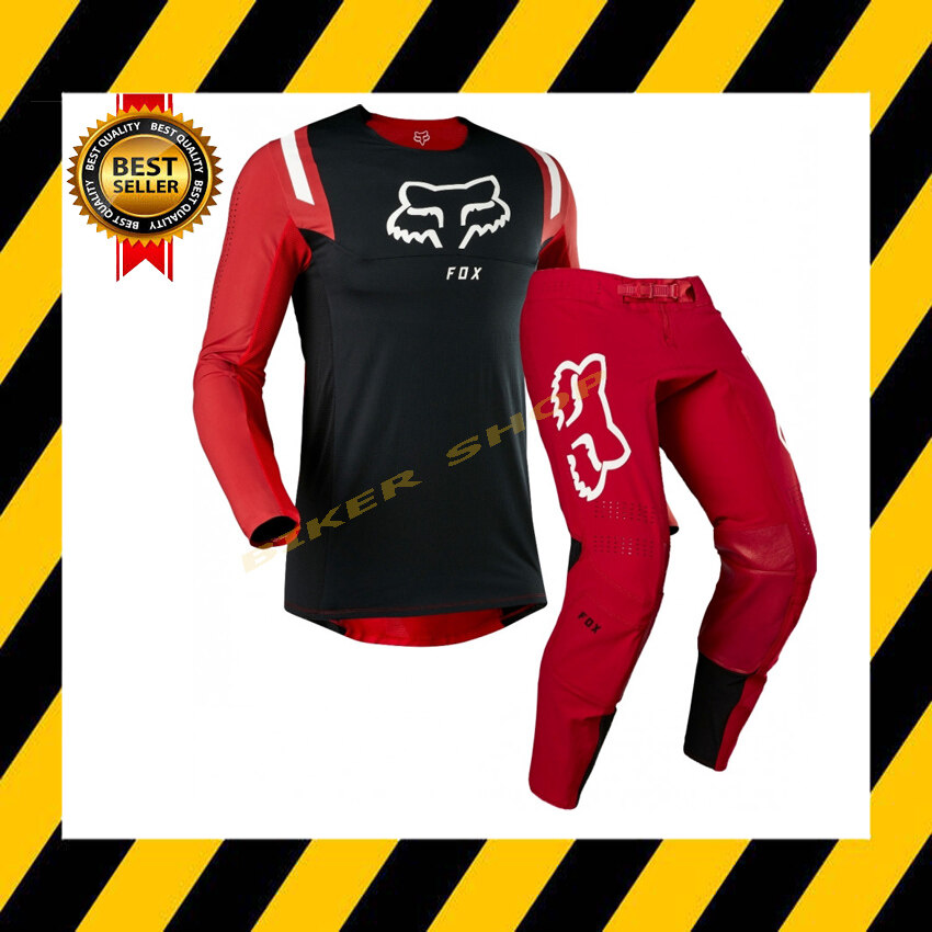 ชุดวิบาก ชุดขี่มอเตอร์ไซค์วิบาก Motocross 360 Jersey & Pants Flame Red Kit(สินค้าใหม่พร้อมส่งทันที)