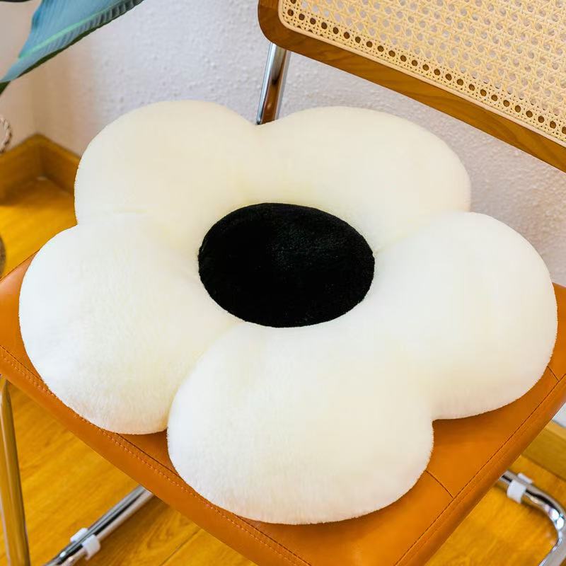 wen.W2 เบาะรองนั่ง ดอกเดซี่ 35*35cm หมอนรองนั่ง เบาะรองนั่งเก้าอี้