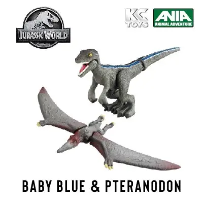 อาเนีย ไดโนเสาร์ Ania Jurassic World Baby Blue & Pteranodon Takata Tomy