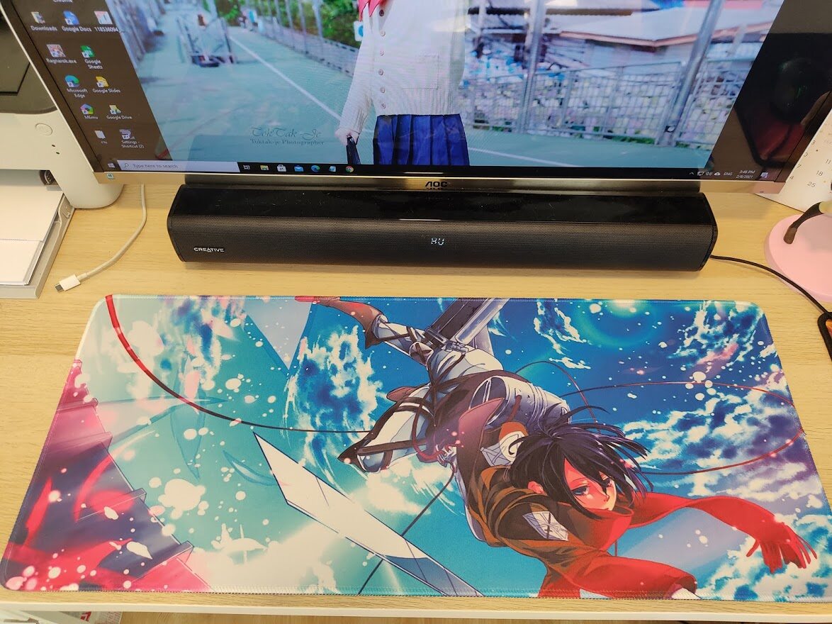 แผ่นรองเมาส์ แผ่นรองเขียน 80x30 และ 70x30 ขนาดใหญ่ ลายการ์ตูน อนิเมะ เกมส์ Gaming Mousepad Anime Game