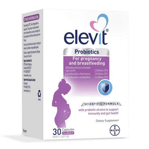 Elevit Probiotics 30 Capsules โพรไบโอติก exp 30/11/2021