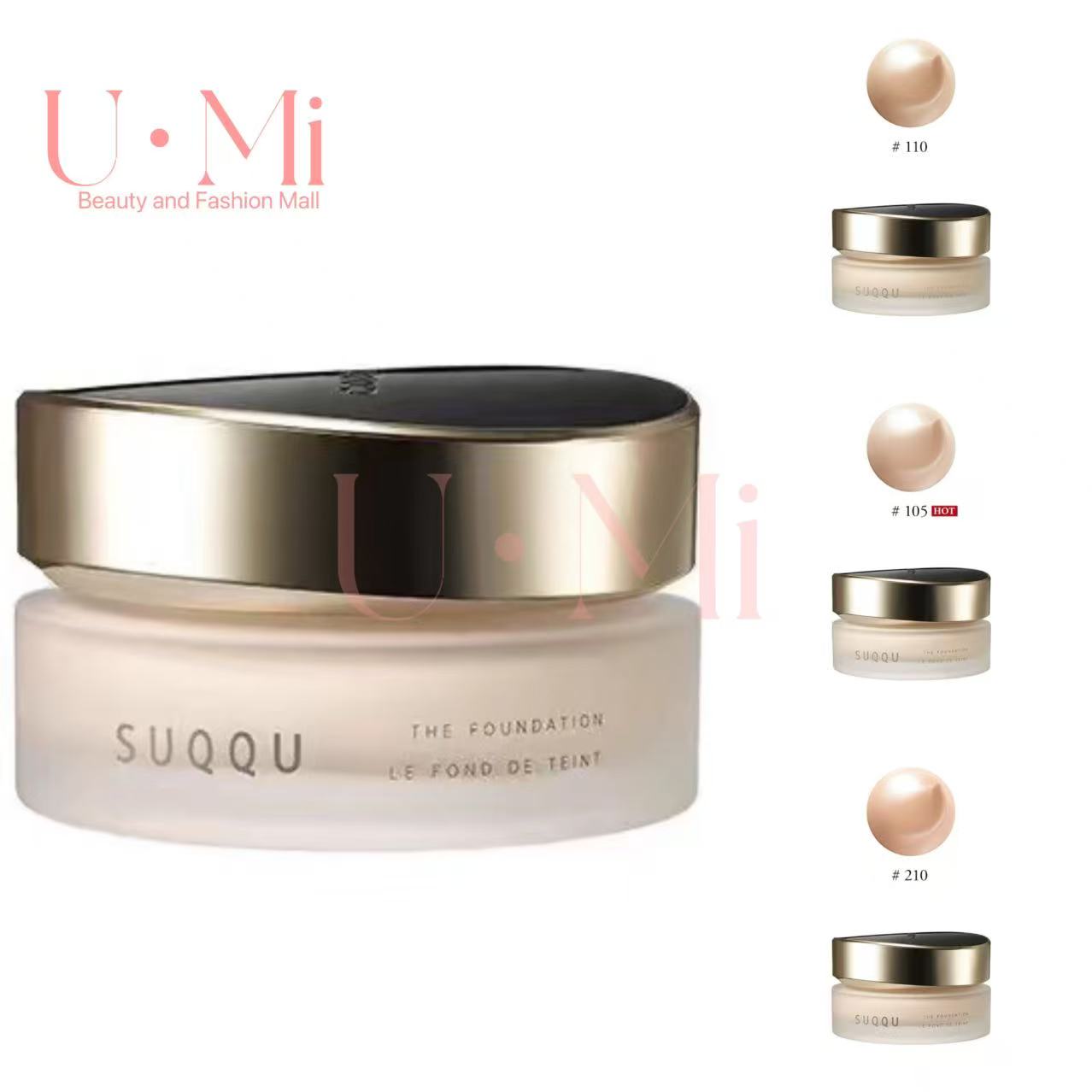 New Suqqu the Cream Foundation # 105/ # 110/ # 205 30g ( # 110 /1G) ราคา 1,488 บาท*ส่งฟรี