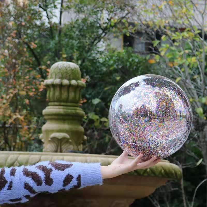 Glitter Beach Ball Pool Float ลูกบอลชายหาด กลิตเตอร์ / Mac Modern