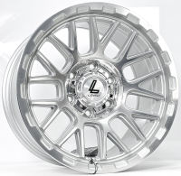 ล้อแม็กซ์ Lenso MAX CEZAR ขอบ17นิ้ว 6รู139.7 สีซิลเวอร์ กว้าง9นิ้ว Offset12 [23105]