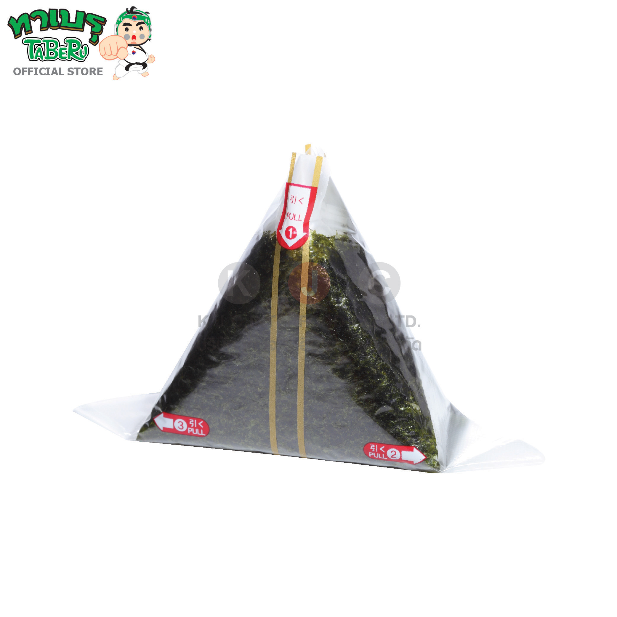 สาหร่ายสำหรับทำข้าวห่อสามเหลี่ยม (โอนิกิริ) ตราทาเบรุ 100 แผ่น/แพ็ค ราคา 327 บาท*ส่งฟรี