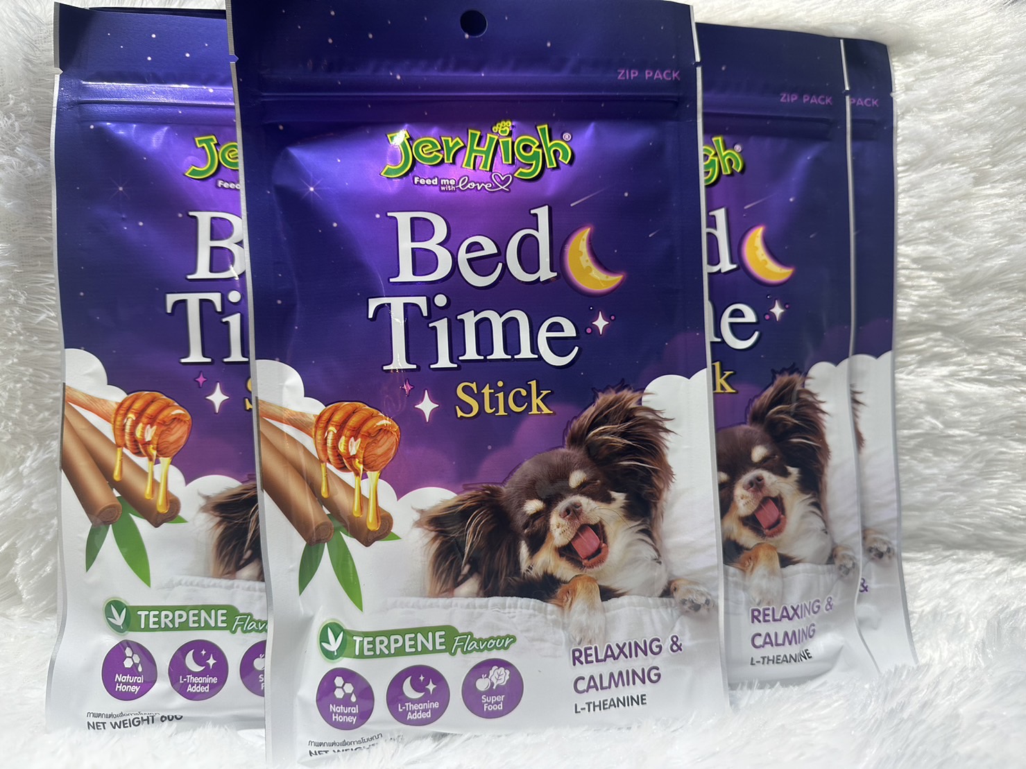 🚚ส่งฟรี🚚 เจอร์ไฮ เบดไทม์ สติ๊ก JerHigh​ Bed Time stick​ ขนมสุนัข เจอร์ไฮ สติ๊ก Jerhigh Stick Jerhigh ขนมสุนัข อาหารสุนัข ขนมหมา อาหารหมา ขนมแท่งห ราคา 49 บาท*ส่งฟรี
