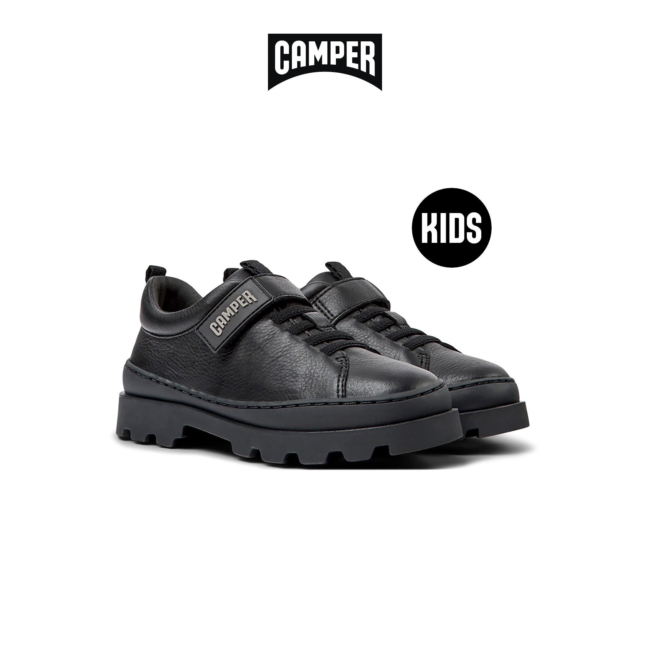 CAMPER รองเท้าทางการหนัง เด็ก รุ่น BRUTUS KIDS สีดำ ( DRS - K800401-001 ) ราคา 4,350 บาท*ส่งฟรี