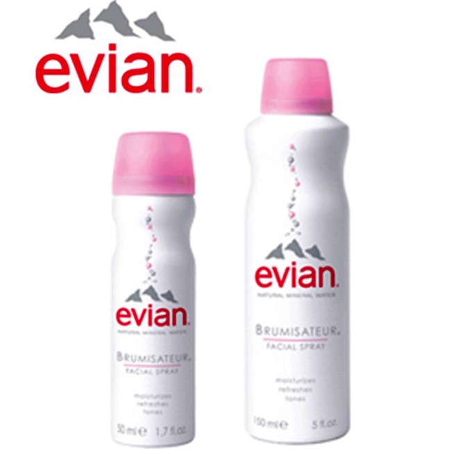 Evian Brumisateur Facial 50 ml. สเปรย์น้ำแร่เอเวียง