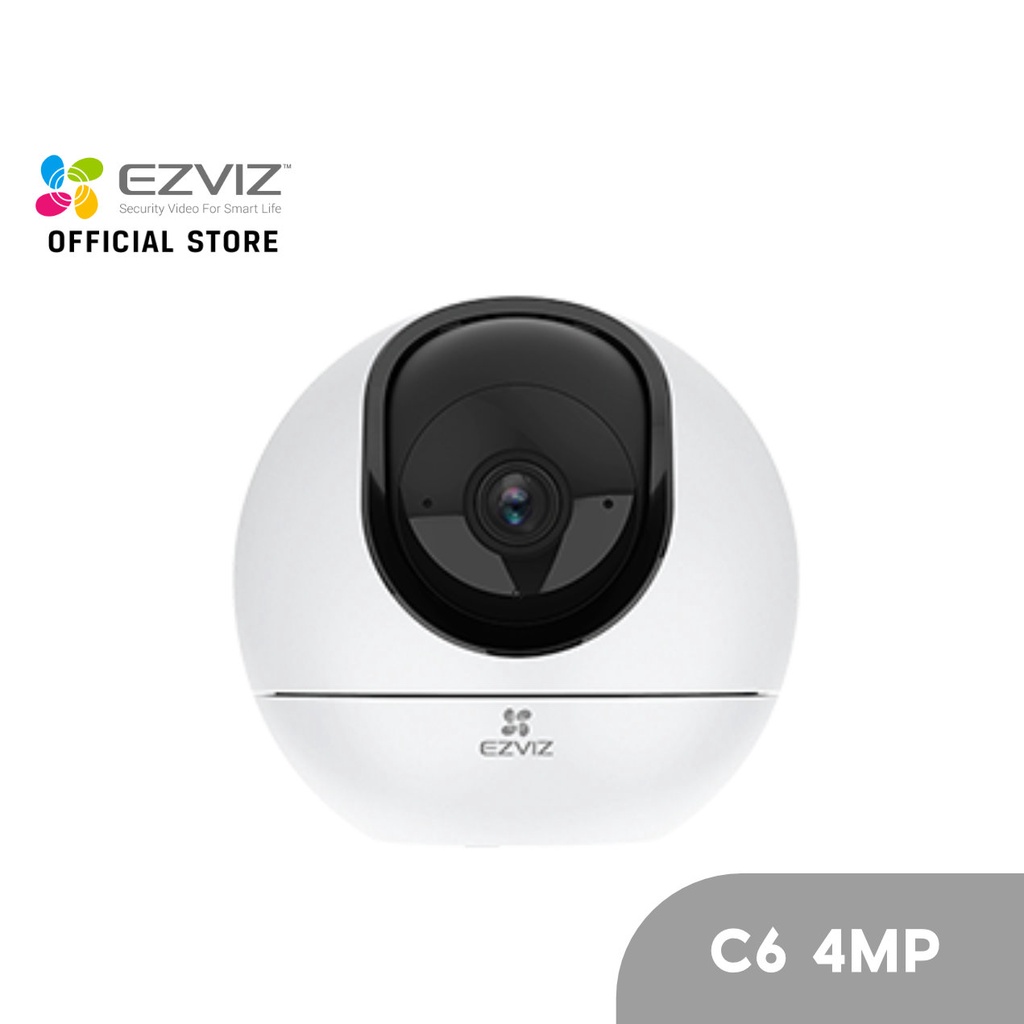 ( โปรโมชั่น++) คุ้มค่า Ezviz (4MP) รุ่น C6 4MP Smart Wi-Fi Pan&Tilt Camera H.265 : กล้องวงจรปิดภายในกล้องวงจรปิดภายใน (EZV-CS-C6-A0-8C4WF) ราคาสุดคุ้ม กล้อง วงจรปิด กล้อง วงจรปิด ไร้ สาย กล้อง วงจรปิด wifi กล้อง วงจรปิด ใส่ ซิ ม ราคา 4,384 บาท*ส่งฟรี