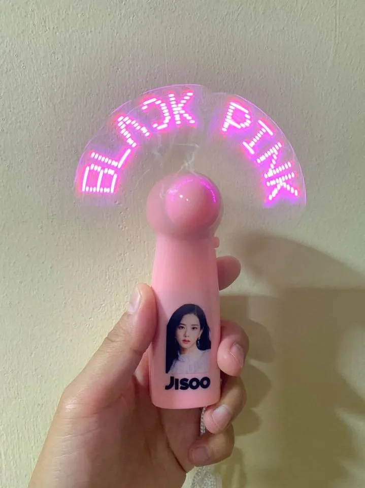 พัดลม blackpink lisa jennie เจนนี่ ลิซ่า แบลคพิงค์ rose โรเซ่