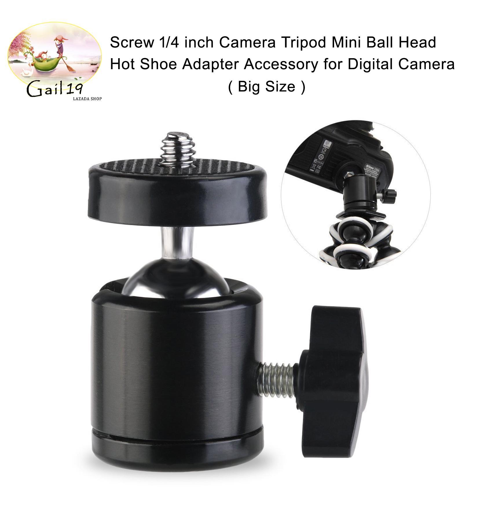 4pcs hot Shoe Tripod Screw Adapter Converter Hot Shoe Ring Screw Pack for Camera Monopod Ballhead Light Stand Shoulder Rig Camera Screw