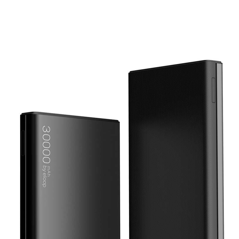 ELOOP E29 POWER BANK 30000mAh สีดำ ชาร์จเร็ว QC3.0 + QC2.0 ของแท้ 100% พาวเวอร์แบงค์ แบตเตอรี่สำรอง Power Bank Nextone