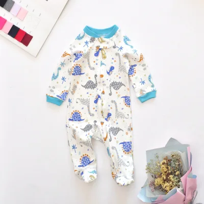 Baby Bodysuit, Baby Pyjamas with 2-way zipper (7)