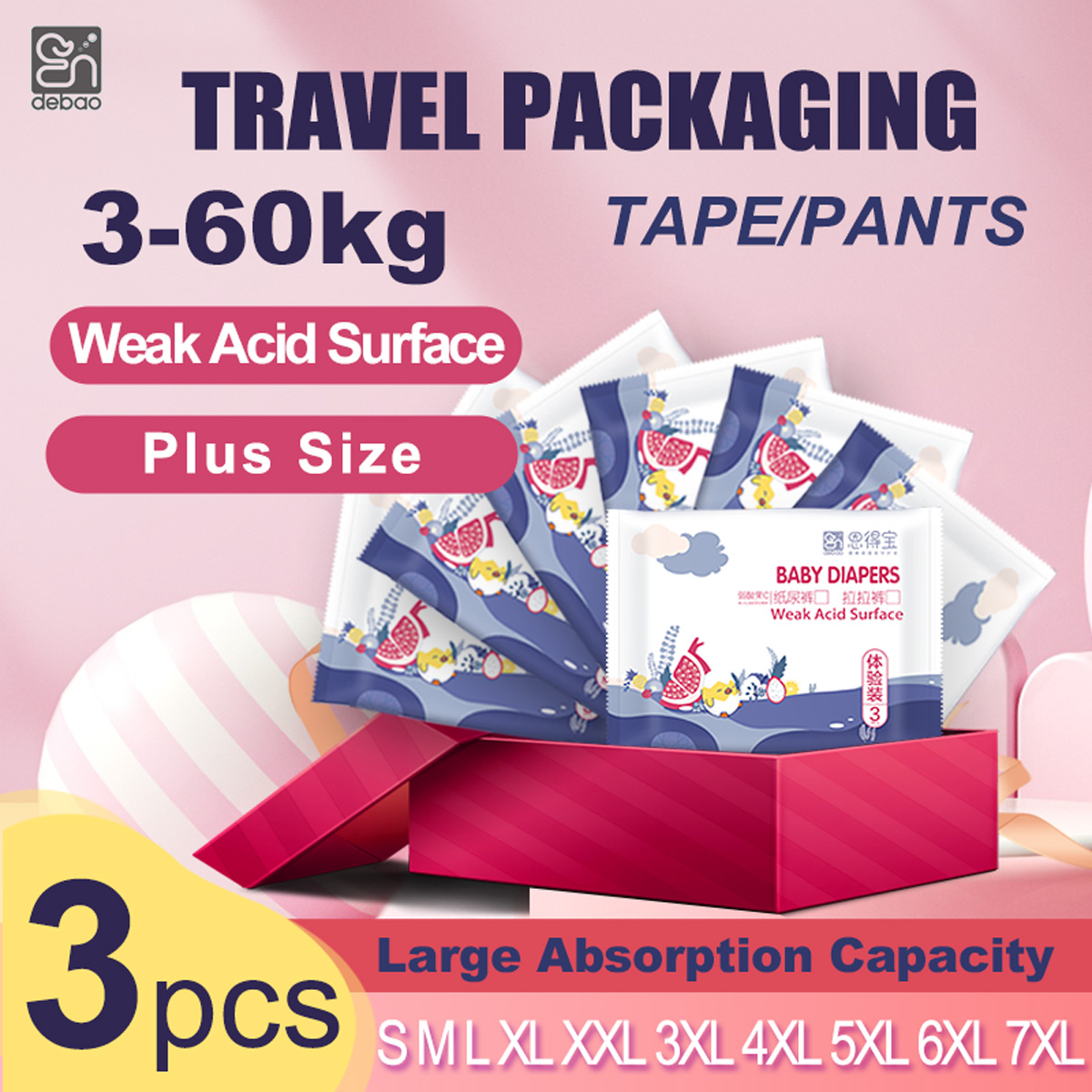 ผ้าอ้อมเด็ก Kaduola Mega Size (4XL-7XL) – กางเกงผ้าอ้อมเด็กนุ่มพิเศษ 5XL และผ้าอ้อมสวมใส่ง่ายกันซึม 6XL สำหรับทารกและเด็กเล็กตัวจ้ำม่ำ