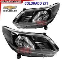 ไฟหน้า CHEVROLET COLORADO Z71 MY18 ปี 2017 2018 2019 ธรรมดา คิ้วในดำ - ข้างซ้าย / ข้างขวา