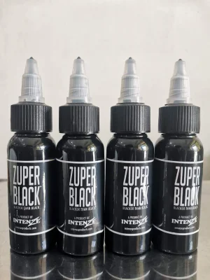 สีสักลายIntenze Zuper Black(แบ่งขาย 1oz.)