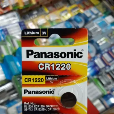 ถ่านกระดุม Panasonic CR1220 3V ของแท้ บ.พานาโซนิคซิลเซลล์