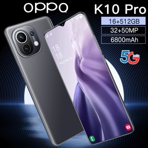 สินค้า โทรศัพท์มือถือ OPPQ K10pro （Ram16G + Rom512G）6.7inch HD จอใหญ่ แบตเตอรี่ 6800 mAh โทรศัพท์มือถือรองรับ2ซิม ปลดล็อคการจดจำใบหน้า สแตนด์บายนาน กล้องหน้า 32 ล้าน