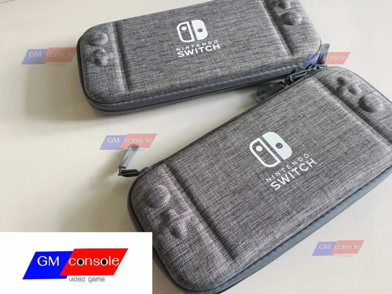 ภาพหน้าปกสินค้ากระเป๋าพกพา Slim Eva Hard Case for Nintendo Switch with LOGO (Gray)
