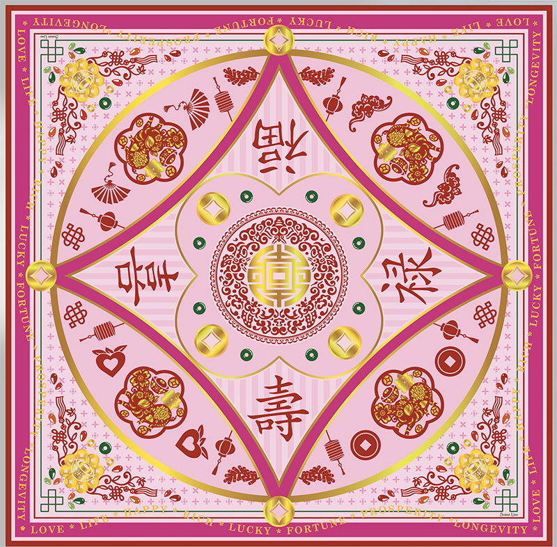 Susan Liao - Happiness Scarf ราคา 1,890 บาท*ส่งฟรี