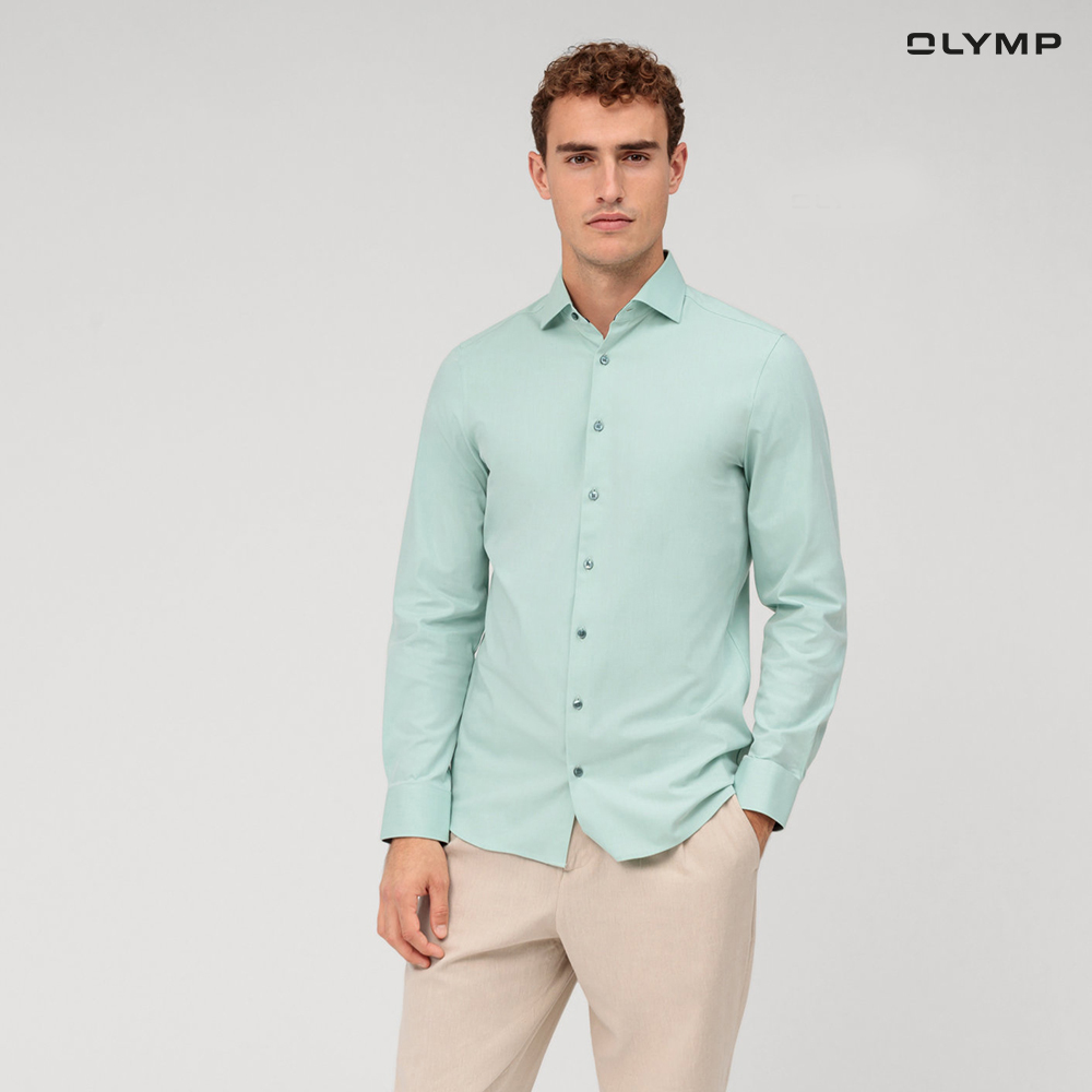 OLYMP GREEN CHOICE 24/Seven Business Shirt, Body Fit, Kent, Crystal Green ราคา 1,150 บาท*ส่งฟรี
