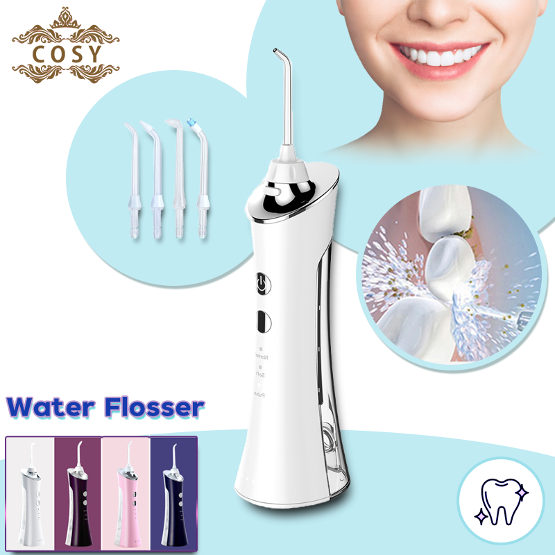 เครื่องขัดฟันพลังน้ำ Water Flosser รุ่นไร้สาย Portable Flosser - เครื่องฉีดน้ำทำความสะอาดฟัน - ไหมขัดฟัน  Whiet