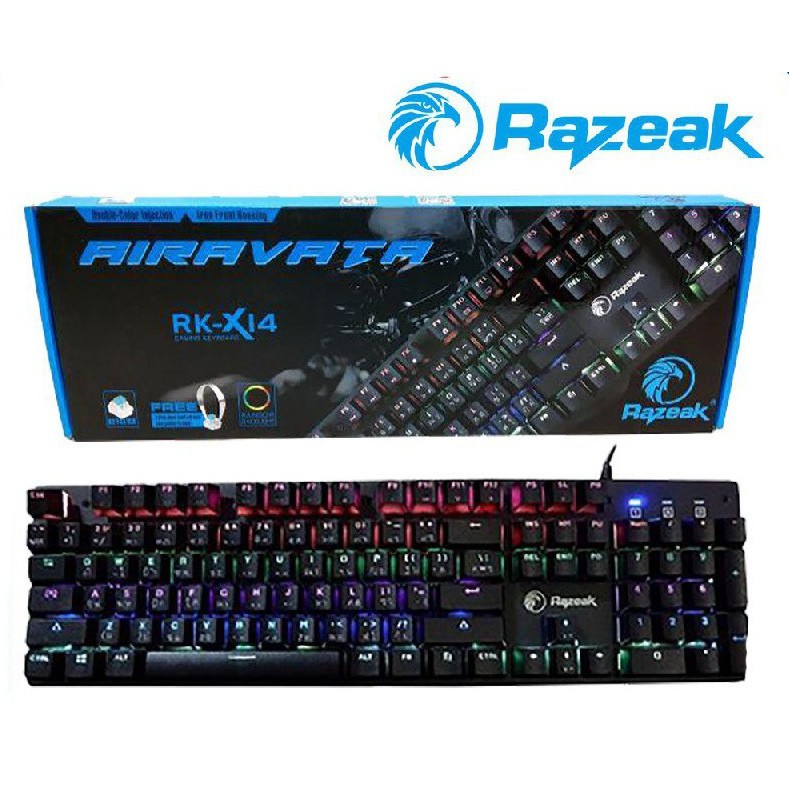 RazeakGaming Keyboardรุ่นRK-X14/X16