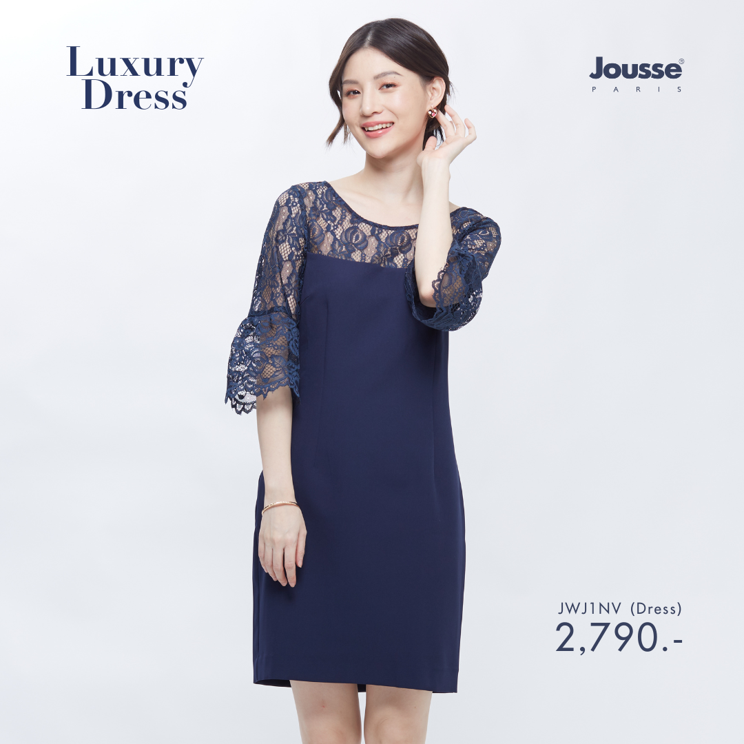JOUSS ชุดเดรสสั้น ใส่สบาย ไม่ร้อน(JWJ1NV) ราคา 2,727 บาท*ส่งฟรี