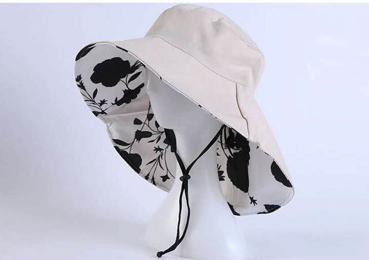 หมวกแฟชั่นผู้หญิงลายวัว หมวกเดินทางกลางแจ้งป้องกันรังสียูวีบังแดดป้องกันรังสีอัลตราไวโอเลตDX30B