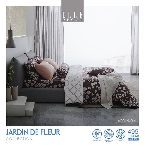 Elle Decor ปลอกหมอนข้าง (2ชิ้น) รุ่น JARDIN DE FLEUR รหัสสี ELLE JARDIN-04 ส่งฟรี ราคา 858 บาท*ส่งฟรี