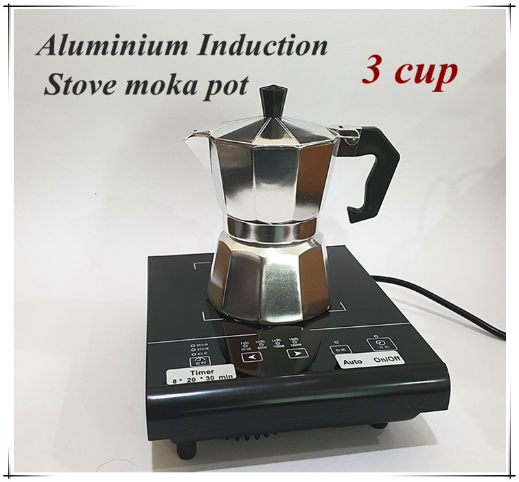 *New* Premium Moka pot 3 cup / 6 cup Induction or gas stove