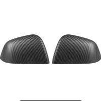 ฝาครอบกระจกข้างรถ Tesla ModelY (ส่งจากไทย) ABS Rearview side Mirror Cover ABS Carbon Fiber Print