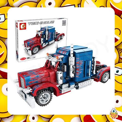 ตัวต่อเลโก้หัวรถบรรทุก SEMBO BLOCK จำนวน 849 ชิ้น