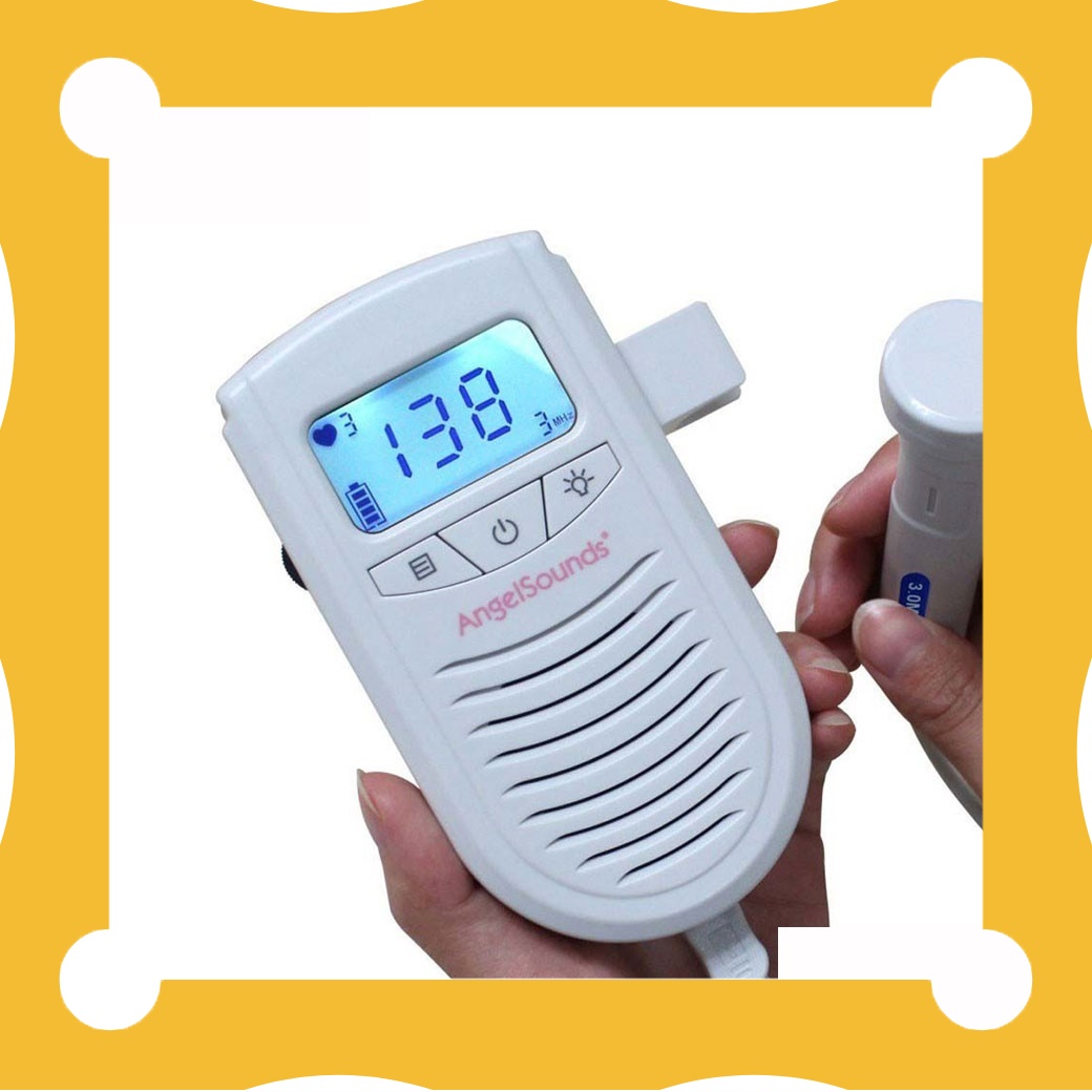 เครื่องฟังเสียงหัวใจทารกในครรภ์ มีจอ LCD บอกอัตราการเต้นของหัวใจ พร้อมลำโพงในตัว - Jumper Angelsounds JPD-100S6+ (White) โปรโมชั่นสุดคุ้ม โค้งสุดท้าย