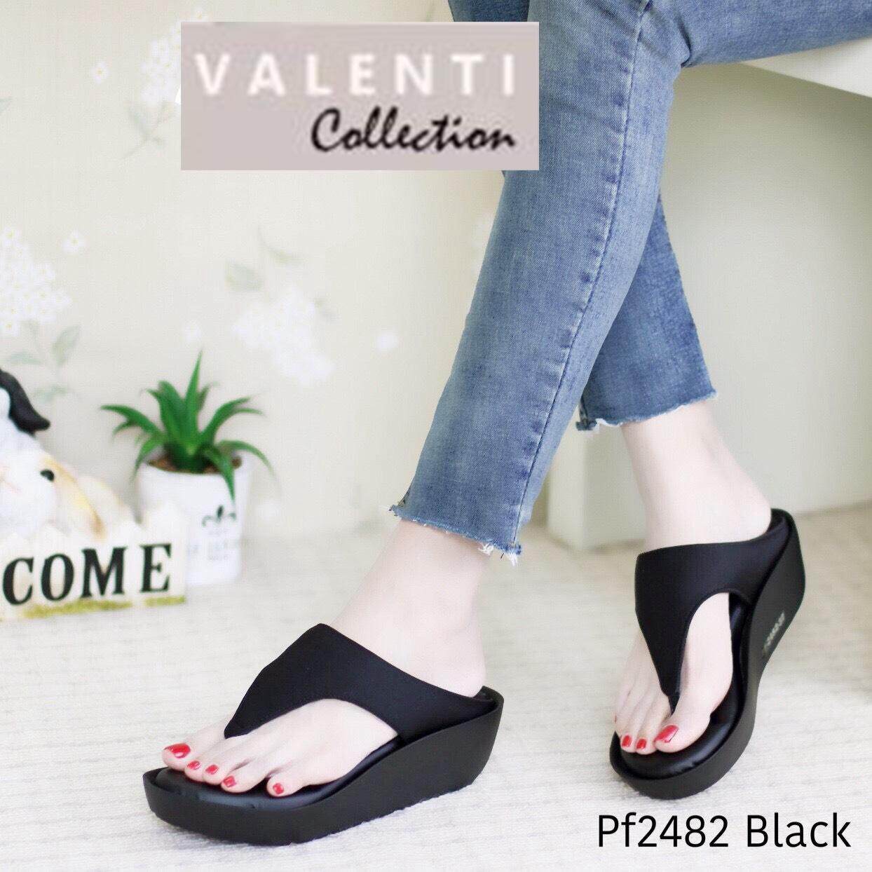 Valenti Collection รองเท้าเพื่อสุขภาพ Health & massage Therapy super soft SOFASHOES รุ่นขายดี นุ่มมาก เบา ใส่สบาย รุ่น PF2482 Black, Brown, Grey, Red