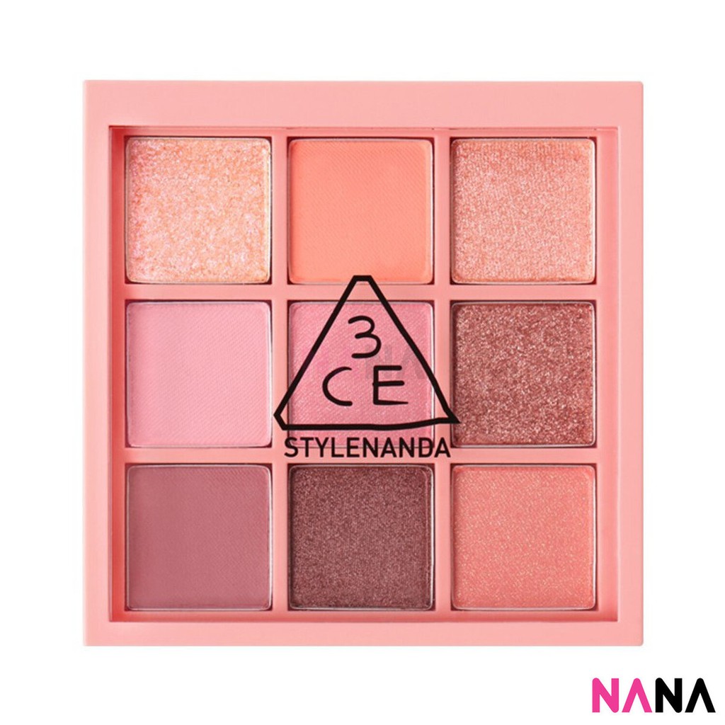 3CE Multi Eye Color Palette 8.1g [#OVERTAKE #DRY BOUQUET #AUTO FOCUS #BEACH MUSE]