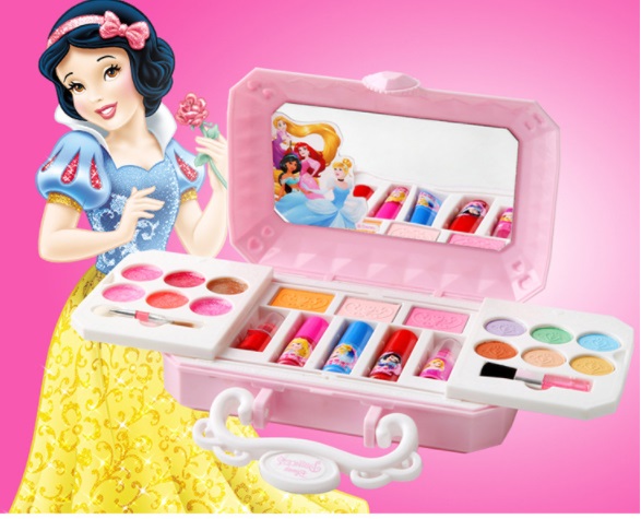Makeup Box Set ชุดเครื่องแต่งหน้าเด็ก Disney Children Cosmetic Girl Princess กล่องชมพู