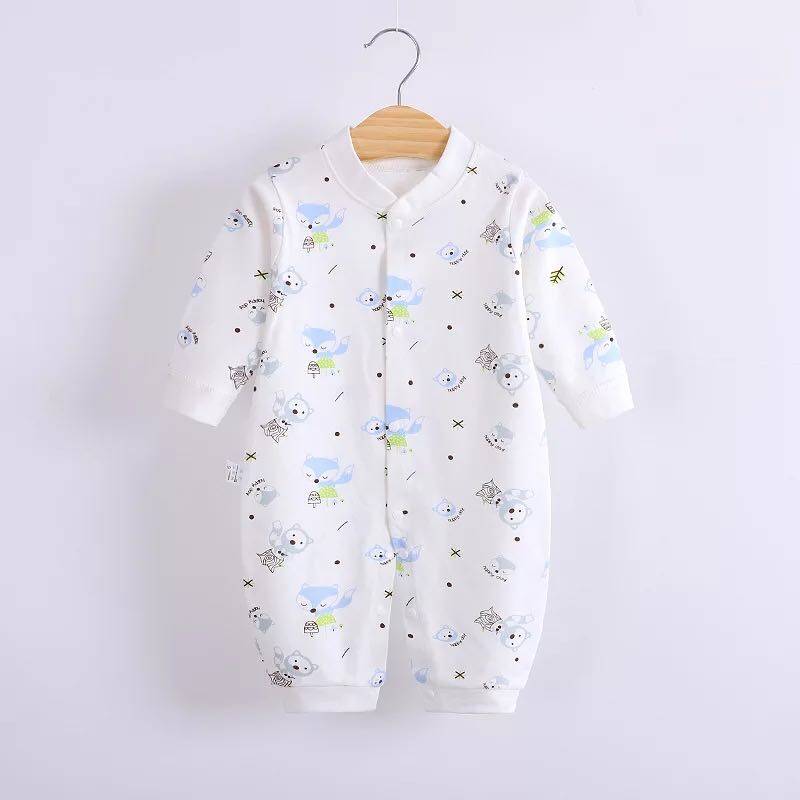 Babyonline(Y286)C5ขายาวกระดุมหน้ารุ่นA ชุดเด็กแรกเกิด เสื้อผ้าเด็กแรกเกิด บอดี้สูทเด็ก ชุดนอนเด็กอ่อน