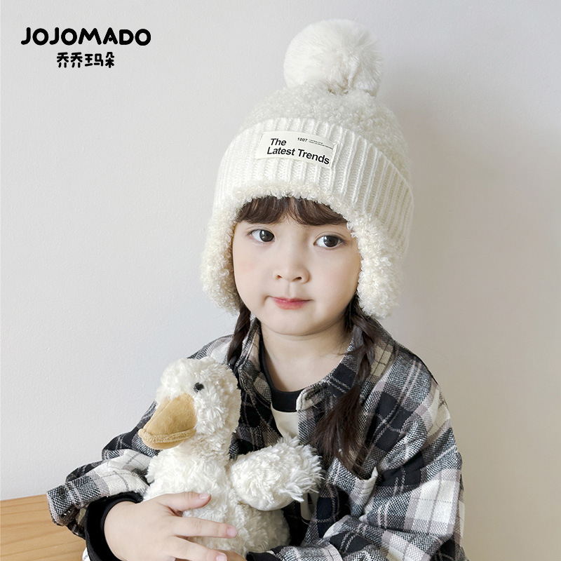 [MS] หมวกเด็ก ประเทศเกาหลีใต้ ins ฤดูใบไม้ร่วงและฤดูหนาวลูกบอลขนเด็กชายและหญิงหมวกสวมหัวตุ๊กตาหมวกป้องกันหูหนาพิเศษที่ให้ความอบอุ่นสบายๆ ราคา  510 บาท*ส่งฟรี