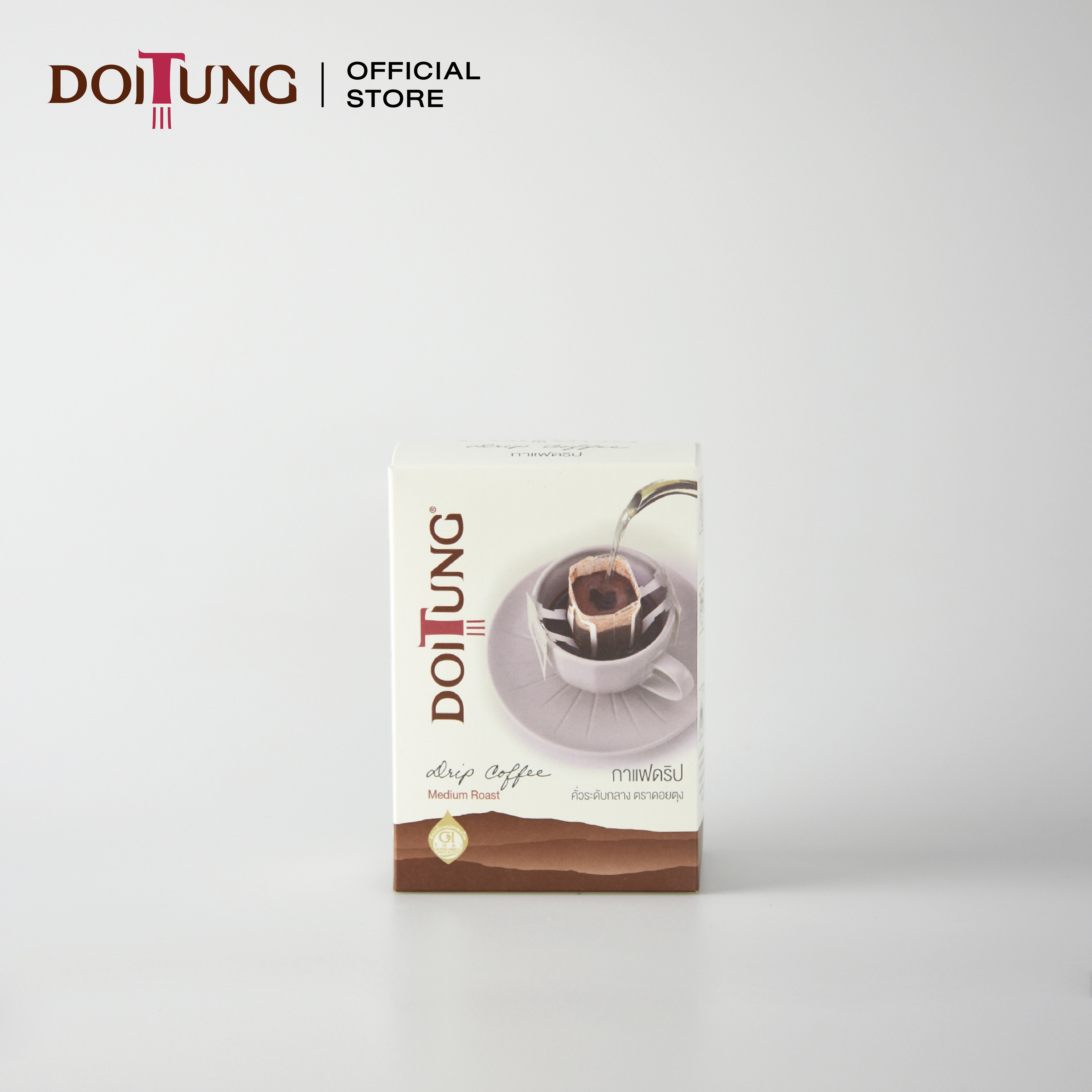 DoiTung Drip Coffee - Medium Roast (60 g.) กาแฟ ดริป สูตร มีเดี่ยม โรสต์ ดอยตุง