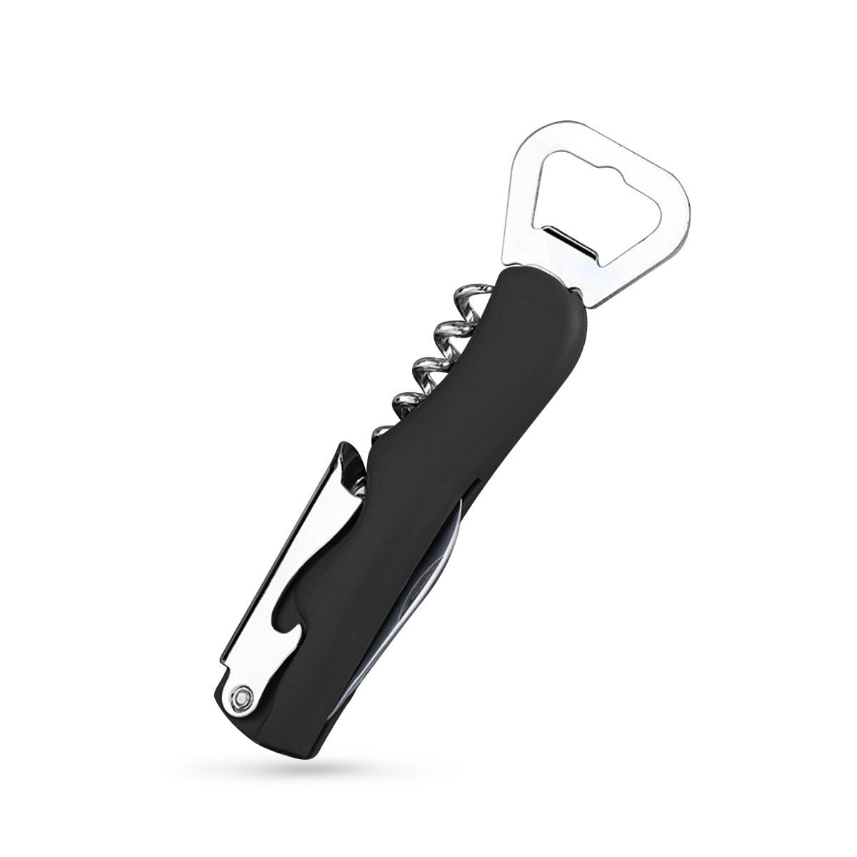 ที่เปิดขวด B-HOME เปิดไวน์ 4in1 ชุดเปิดฝาขวด Wine bottle opener ที่เปิดขวดเอนกประสงค์ เปิดง่าย เบาแรง สแตนเลสแท้ พกพาง่าย มีที่ตัดฟอยล์ // KC-OBCAP2 --02 ราคา 49 บาท*ส่งฟรี