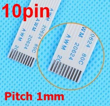 สายแพร Pitch 1.0mm ยาว 20cm TYPE-B Flexible Flat Cable FFC 6pin, 8pin, 4pin,10pin, 12pin, 14pin, 16pin, 18pin, 20pin, 24pin, 26pin, 30pin, 32pin AWM