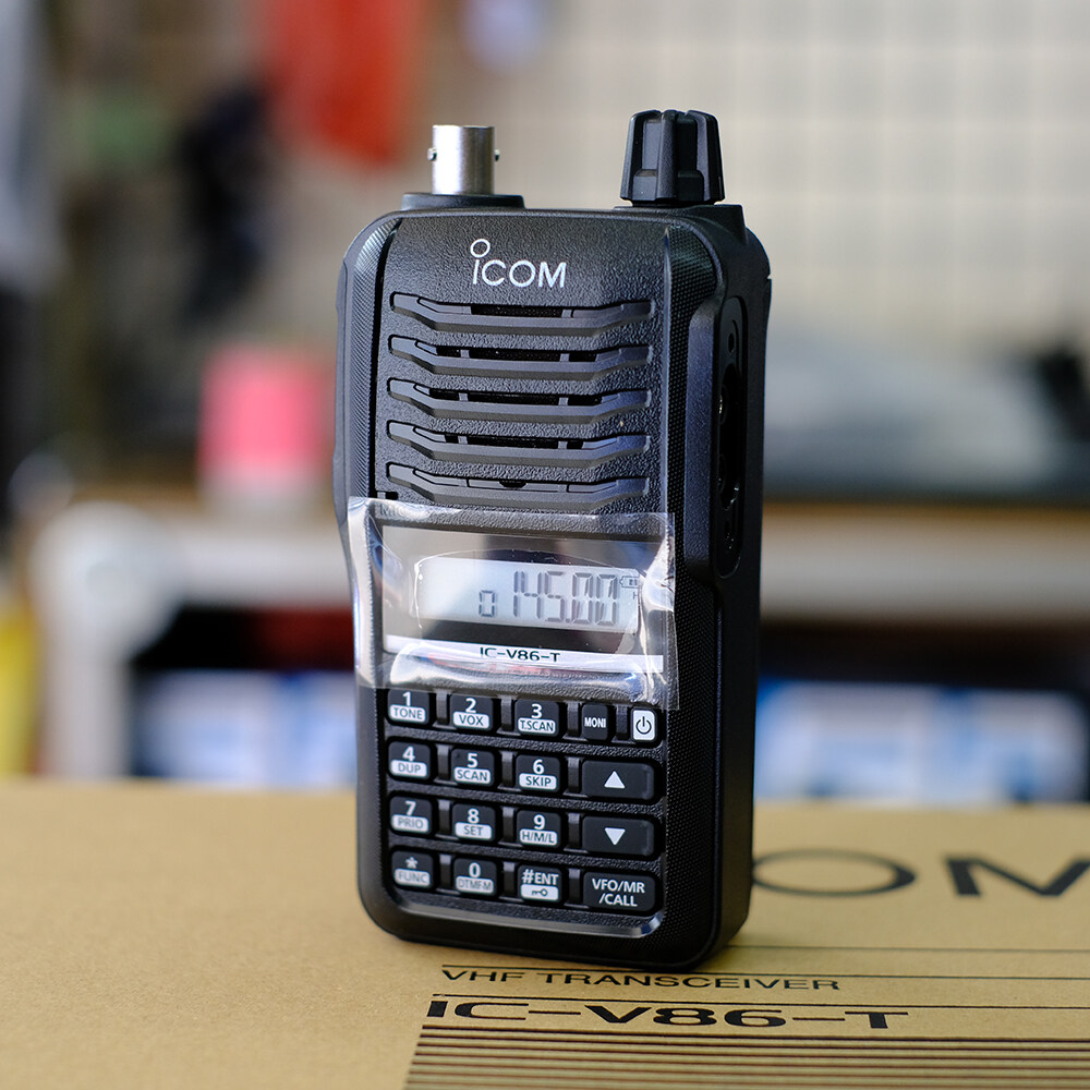 วิทยุสื่อสาร ICOM IC-V86T VHF ของแท้ ชุดแท้ GSR กำลังส่งแรง มีประกัน มีทะเบียน ถูกกฏหมาย ราคา 5,800 บาท*ส่งฟรี