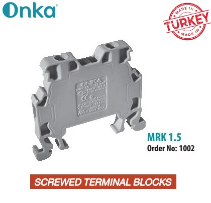 สกรู เทอร์มินอล บล็อก / Screwed Terminal block / - Onka (Made in Turkey)