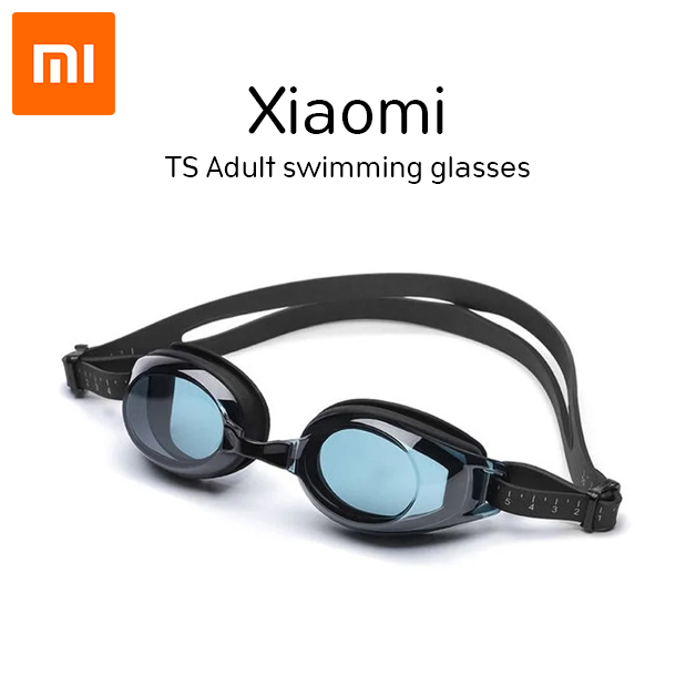 Xiaomi Original Product Xiaomi แว่นตาว่ายน้ำสำหรับผู้ใหญ่ TS แน่นกันน้ำและป้องกันหมอกแว่นตากรอบใหญ่น้ำหนักเบาความสะดวกสบาย HD แว่นตาว่ายน้ำ