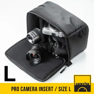 Pro Insert ผ้ากันน้ำ กันกระแทก กระเป๋ากล้อง ( Camera Insert ) ( กันน้ำ ) ( Lens Insert ) ( กระเป๋าเลนส์ ) ( Geekster ) (2)