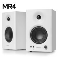 Edifier MR4 MR3 ลำโพงมอนิเตอร์สตูดิโอ เสียงสมจริง เสียงเบสที่นุ่มลึกด้วยวูฟเฟอร์ขนาด 4 นิ้ว อุปกรณ์ขยายเสียงแบบ Class-Dและเพลิดเพลินกับเสียงดนตรีแบบเอฟเฟกต์เสียงโหมดคู่