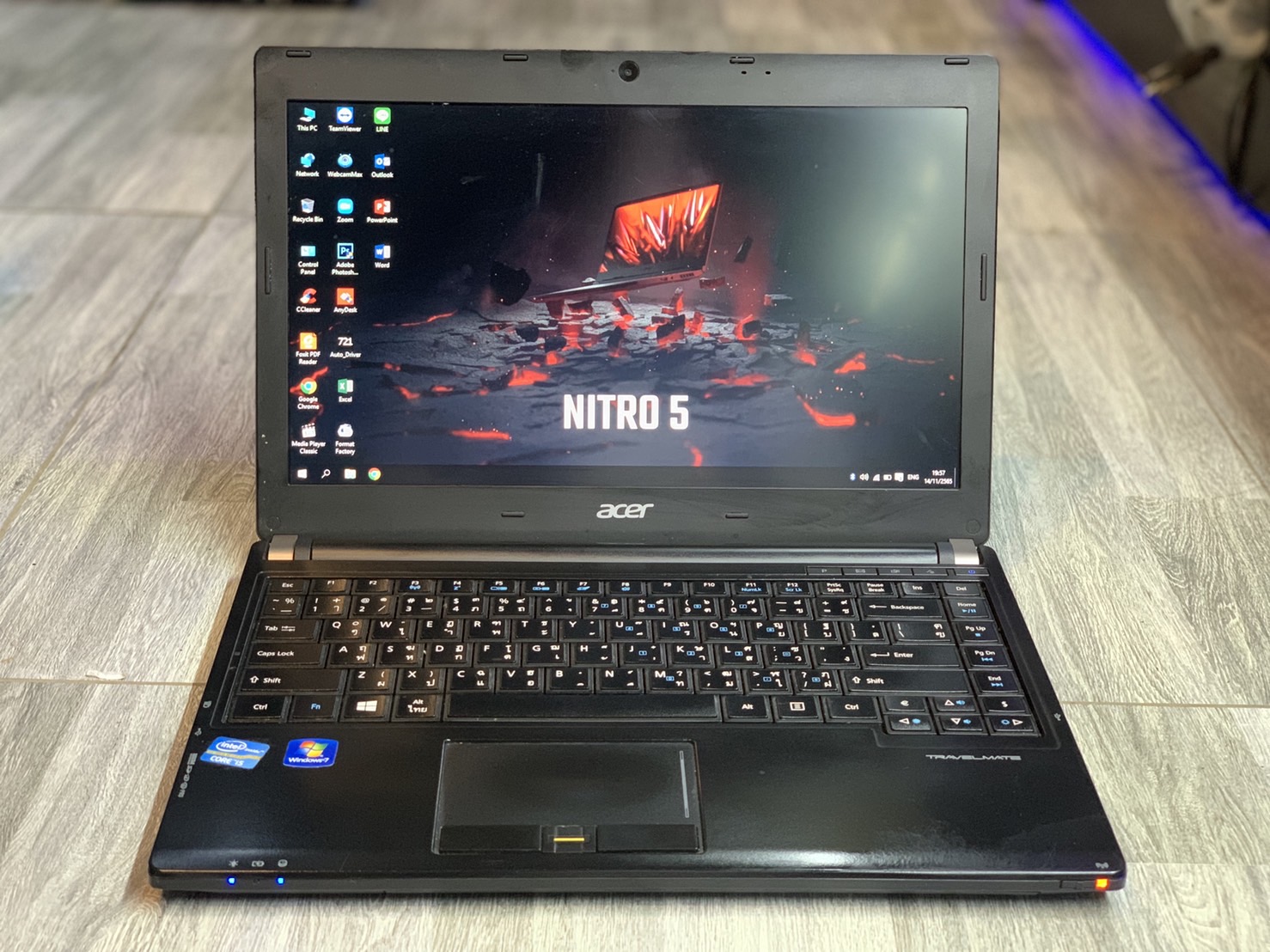 โน๊ตบุ๊คมือ2 อัพแรม 8 แล้ว พร้อมใช้งาน สเปกดี แบตเก็บไฟ พร้อมสายชาร์จ เรียนออนไลน์ ดูหนังฟังเพลงได้ (เครื่องที่ 2) ราคา 4,200 บาท*ส่งฟรี