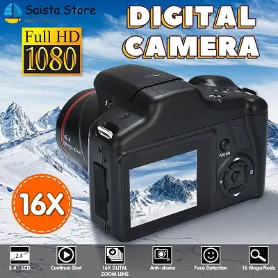Saista store Digital Camera 720P 16X ZOOM Digital Camera 720P 16X ZOOM DV Premium Flash Lamp HD Wedding Record Handheld Camcorder
