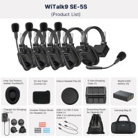 Saramonic WiTalk9 SE ชุดหูฟังอินเตอร์คอมไร้สาย สำหรับ การถ่ายทำภาพยนตร์ คอนเสิร์ต